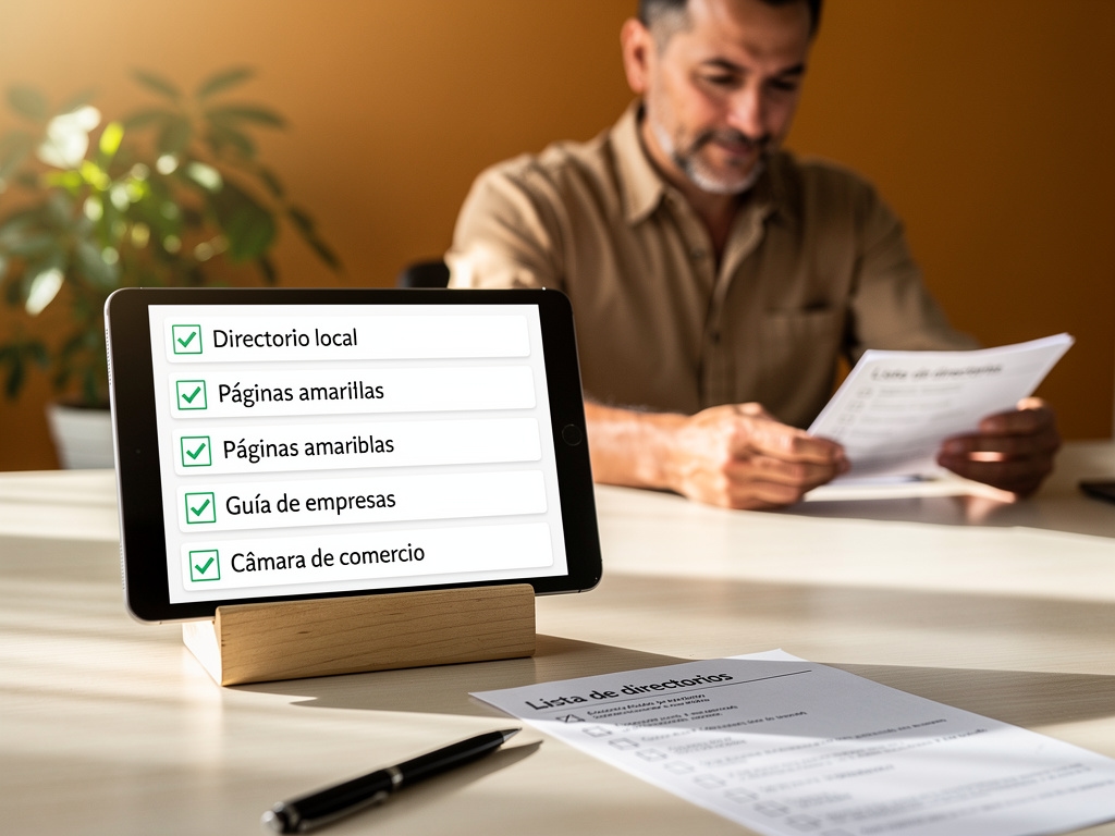 Lista de directorios locales y citas NAP para SEO local en España